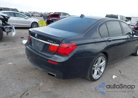 2013 BMW 740Li from USA, damaged, VIN WBAYE4C59DDW22837
